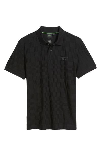 BOSS BOSS Porsche Spirit 70 Logo Jacquard Polo