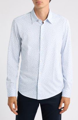 BOSS BOSS Roan Performance Slim Fit Print Shirt
