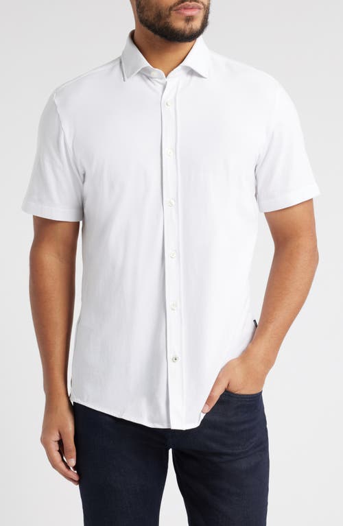 BOSS BOSS Roan Stretch Cotton Button-Up Shirt