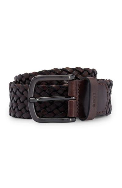 BOSS BOSS Sash Woven Leather Belt