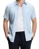 BOSS BOSS Short Sleeve Linen Blend Button Up Shirt - 1