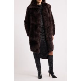 BOSS BOSS Soscana Genuine Shearling Midi Coat