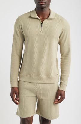 BOSS BOSS Structure Quarter-Zip Pullover