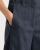 BOSS BOSS Tamilly Virgin Wool and Linen Blend Wide Leg Trousers - 4