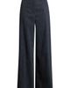 BOSS BOSS Tamilly Virgin Wool and Linen Blend Wide Leg Trousers - 5