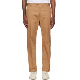 BOSS BOSS Tan Creased Trousers