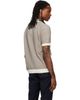 BOSS BOSS Tan Knit Short Sleeve Cardigan Shirt - 3