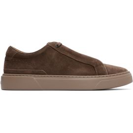 BOSS BOSS Taupe Gary Suede Sneakers