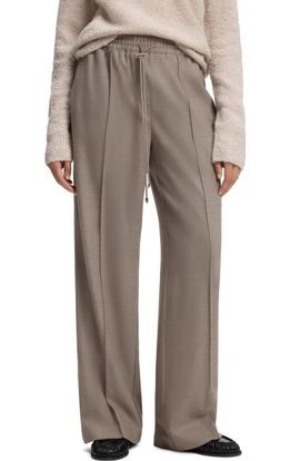 BOSS BOSS Tavati Wide Leg Wool Blend Pants