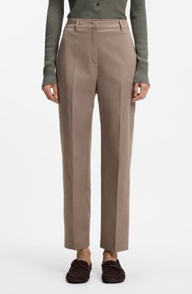 BOSS BOSS Tecarino Stretch Cotton Ankle Career Pants