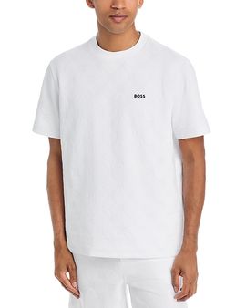 Boss Boss Tennis Member Ball Pattern Logo T-Shirt