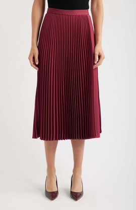 BOSS BOSS Vaklimt Pleated Midi Skirt