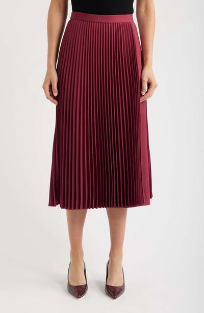 BOSS BOSS Vaklimt Pleated Midi Skirt