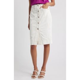BOSS BOSS Varlina Button Front Denim Skirt