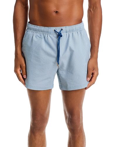 Boss Boss Velvetfish 5 Seersucker Swim Trunks
