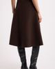 BOSS BOSS Vukina Double Face Wool & Lyocell Midi Skirt - 2