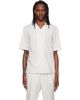 BOSS BOSS White & Beige Striped Shirt - 1