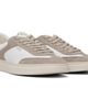 BOSS BOSS White & Taupe Suede Trims Lace-Up Sneakers - 4