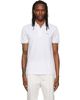 BOSS BOSS White Contrast-Tipped Cotton Piqué Polo - 1