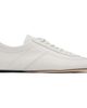 BOSS BOSS White Debossd Logo Nappa-leather Sneakers - 1