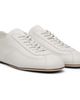 BOSS BOSS White Debossd Logo Nappa-leather Sneakers - 4