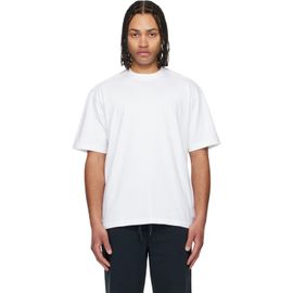 BOSS BOSS White Embroidered Logo T-shirt