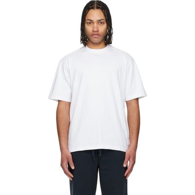 BOSS BOSS White Embroidered Logo T-shirt