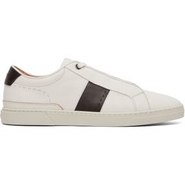 BOSS BOSS White Gary Leather Sneakers