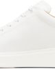 BOSS BOSS White Rubber-Outsole Leather Sneakers - 3