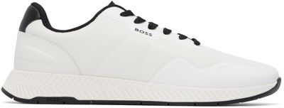 BOSS BOSS White TTNM Mesh Sneakers