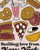 Boss Dotty Boss Dotty New York Food Love Greeting Card in Pink at Urban Outfitters - 2