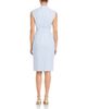 Boss Hugo Boss Boss Hugo Boss Striped Seersucker Notch Collar Wrap Dress - 4