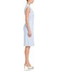 Boss Hugo Boss Boss Hugo Boss Striped Seersucker Notch Collar Wrap Dress - 5