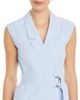 Boss Hugo Boss Boss Hugo Boss Striped Seersucker Notch Collar Wrap Dress - 6