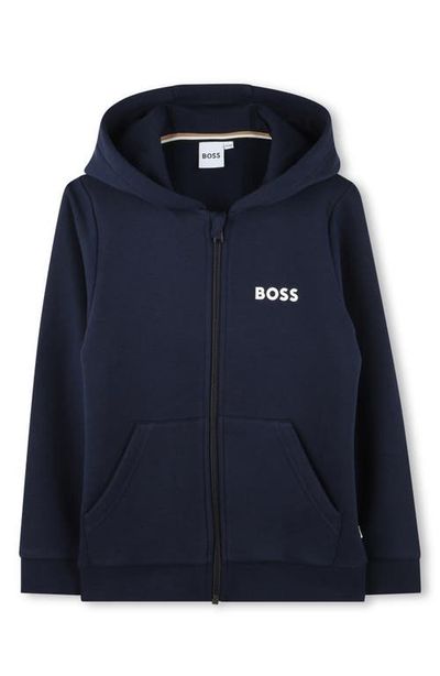 BOSS Kidswear BOSS Kidswear Kids' Graphic Zip-Up Hoodie