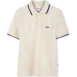 BOSS Kidswear BOSS Kidswear Kids' Tipped Stretch Cotton Piqué Polo