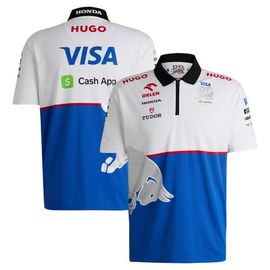 BOSS Men's Hugo Boss Royal/White RB 2023 Cash App Quarter-Zip Polo 
