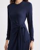 BOSS Orange BOSS Orange Erlot Side Tie Long Sleeve Midi Dress - 4