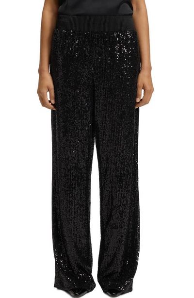 BOSS Orange BOSS Orange Tilloi Sequin Wide Leg Pants