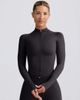 Bo+Tee Bo + Tee define luxe zip up jacket in black - part of a set - 4