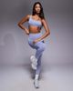 Bo+Tee Bo + Tee one shoulder sports bra in washed blue - part of a set - 3
