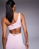 Bo+Tee Bo + Tee one shoulder sports bra in washed ice pink - part of a set - 3