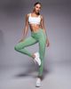 Bo+Tee Bo+Tee cross waistband contrast stripe legging in green - part of a set - 1