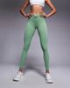 Bo+Tee Bo+Tee cross waistband contrast stripe legging in green - part of a set - 4