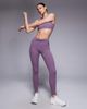 Bo+Tee Bo+Tee gathered waist leggings in dusky purple - part of a set - 1