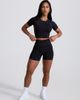 Bo+Tee Bo+Tee high waist define mini shorts in black - part of a set-pink - 3