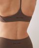 Bo+Tee Bo+Tee racer back bra in cocoa - part of a set-Brown - 2