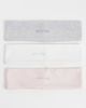 Bo+Tee Bo+Tee soft active 3 pack headbands in multi - 1
