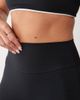 Bo+Tee Bo+Tee soft active high rise capri leggings in black - 4