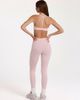 Bo+Tee Bo+Tee soft active high rise leggings in blush pink - 4